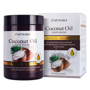 Carthaea 1000ML Meilleur Masque Capillaire Professionnel Réparateur au Collagène et Huile de Coco - Product Image 1