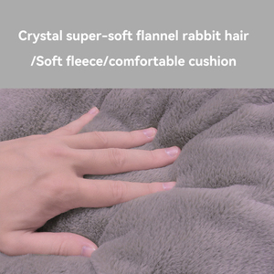 Offre Spéciale lit de luxe de grande taille pour chat, sol Long en peluche pour animaux de compagnie, coussin chauffant antidérapant en peluche, nid de chat - Product Image 3