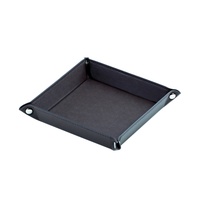 Plateau de rangement pliable de luxe personnalisé en similicuir PU pour montres, bijoux, lunettes et cosmétiques