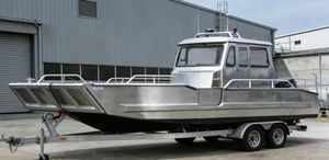Lancha de Desembarco y <span class=keywords><strong>Barco</strong></span> de Trabajo de Aleación de Aluminio, Impulsada por Gasolina, Velocidad de 25-35 Nudos, Control por Pantalla Táctil, Sin Motor - Product Image 3