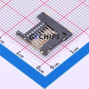BX-TF-1.4HJ SD Card / Memory Card Connector SMD Connector Self-Return Type MicroSD Card (TF Card) Card Holder 1.6mm - Product Image 2