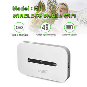 Router <span class=keywords><strong>Wifi</strong></span> M6 4G con Batería de 3000 mAh, Router 4G Telcom, Punto de Acceso de Banda Ancha, Router 4G con SIM, MiFi, Punto de Acceso <span class=keywords><strong>Wifi</strong></span>, Internet 4G LTE - Product Image 5