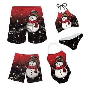 Ensemble de bikinis de fitness personnalisés avec logo, imprimés, pour couples, shorts de plage pour hommes et femmes, maillot de bain pour femmes - Product Image 5