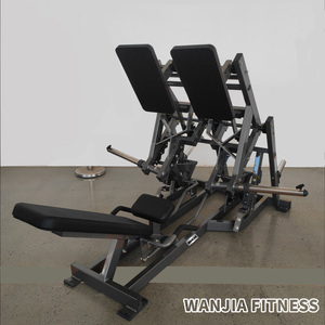 Máquina de Sentadillas con Carga de Placas de Alto Rendimiento, Equipo de Fitness Comercial Compacto <span class=keywords><strong>para</strong></span> Entrenamiento de Piernas, Muslos y Glúteos - Product Image 4