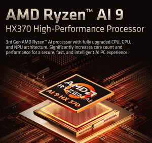 Mini PC <span class=keywords><strong>AMD</strong></span> <span class=keywords><strong>Ryzen</strong></span> AI <span class=keywords><strong>9</strong></span> HX370 con Radeon 890M, Puerto Oculink, Pantalla TFT de 5 Pulgadas, 32 GB DDR5, 1 TB/2 TB, USB4, Windows 11, Computadora de Escritorio para Juegos - Product Image 4