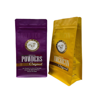 Sachet Doypack Personnalisé Refermable avec Fermeture Éclair pour Emballage et Stockage de Grains de Café