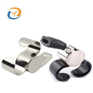 Cao Decibel trọng tài còi <span class=keywords><strong>Pro</strong></span> ngón tay thể thao còi thép không gỉ - Product Image 1