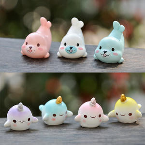 Động vật biển thu nhỏ búp bê vi cảnh quan Bể cá trang trí cây cảnh phim hoạt hình con dấu Kỳ Lân - Product Image 1