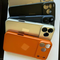 Coque de téléphone BAILI Factory, best-seller, en verre AG dépoli, PC rigide, rainuré, 2-en-1, placage époxy, matériau d'impression DIY pour iPhone 17