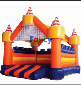 Glissière <span class=keywords><strong>gonflable</strong></span> de châteaux de saut de videurs chauds de fantaisie de la CE/glissière de ville de fête d'enfants/châteaux pleins d'entrain de houblon heureux pour extérieur en vente - Product Image 2