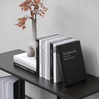Décoration de pièce de simulation de livre moderne et simple, ornements à pages tournantes réalistes, accessoires photo pour bureau d'étude