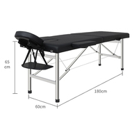 Lit de massage orthopédique pliant portable à vente directe d'usine pour lits d'hôpital de beauté et de physiothérapie
