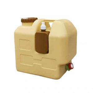Seau d'eau en plastique de 20 l, portable, avec robinet, pour voiture de plein air, <span class=keywords><strong>camping</strong></span>, meilleures ventes - Product Image 1