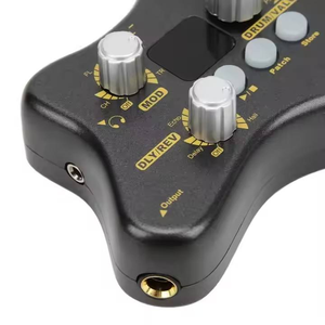 Pedal gitar prosesor Multi efek 15 efek portabel, Pedal gitar dengan 40 ritme Drum fungsi penyetelan, Aksesori Alat Musik - Product Image 4
