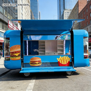 Carrito de Comida Móvil Cuadrado con Diseño Ecológico Personalizado, Selección de Equipos, Remolque de Concesión - Product Image 4