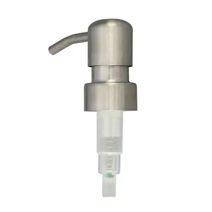 Hochwertige billige benutzer definierte Edelstahl 28/400 Liquid Dispenser Lotion Pumpen kopf für Airless Pump Flasche schwarz zu einem guten Preis