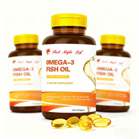 Gélules d'huile de poisson nutritive, riches en oméga-3 (EPA+DHA), mélange multivitaminé, soutien énergétique et corporel global, certifié GMP