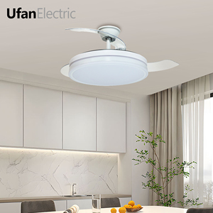 Thiết kế mới DC động cơ LED sắt quạt trần với điều khiển từ xa 42-inch lưỡi hiện đại phòng khách chiếu sáng - Product Image 2