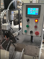 Machine automatique de coupe et de sertissage de mèches de bougies - Coupe précise avec support métallique (60-120 pièces/min) Fabriqué en Chine