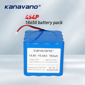 Paquete de Baterías de Iones de Litio 18650 4S Personalizable, 14.8V 4S1P-4S7P 3-15Ah Recargable, 800 Ciclos, para Farola Solar - Product Image 2