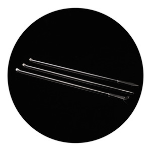 Cuchara de Medicina de Acero Inoxidable de Una Sola Punta Hongcheng Experiment 03, Espátula de Muestreo de Laboratorio, Herramienta de Micropesaje - Product Image 4