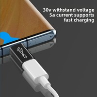 USB 3.2 Gen 2 Hochgeschwindigkeitsadapter Typ-C Stecker/Buchse USB-A L-förmiger Winkeladapter OTG-Funktion für USB-Sticks Laptops Modell