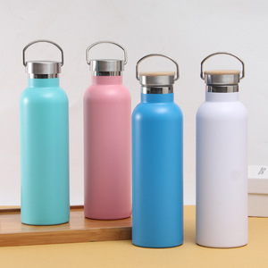 Envío Rápido, Botella de Agua de Acero Inoxidable Aislada al Vacío de Doble Pared con Recubrimiento en Polvo, Impresión Láser, para Gimnasio y Senderismo - Product Image 1