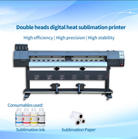Nouvelle imprimante à sublimation par jet d'encre industrielle automatique à 4 têtes, garantie 1 an, pour la production de rouleaux de tissus textiles, 1800 mm