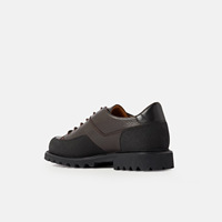 Chaussures de travail en cuir pour hommes VOGU, mode automne, tendance outdoor, lacets, antidérapantes, semelles rehaussantes, chaussures décontractées rétro