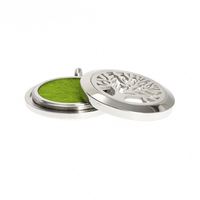 Pendentif diffuseur à visser en acier inoxydable 316L de 25 mm pour la fabrication d'accessoires DIY et les cadeaux de mariage et d'anniversaire