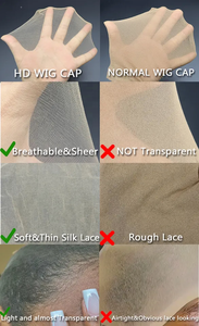 Highknight-Nueva peluca HD, gorro <span class=keywords><strong>Invisible</strong></span>, transparente, Hd, cristal, superfino, Color Nude - Product Image 4