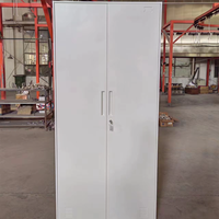 Armoire de classement mobile en acier moderne de haute qualité à 2 portes, avec structure en acier, idéale pour les bureaux et les écoles