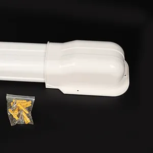 Solid Duurzaam Airconditioner Duct Installatie Kit Plastic Pvc Connectors Mini Split Lijn Set Covers