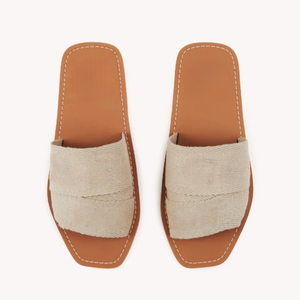 <span class=keywords><strong>Woody</strong></span> Mule Sandales à lettres brodées pour l'été, vêtements d'extérieur, tongs de vacances, sandales romaines en velours - Product Image 3