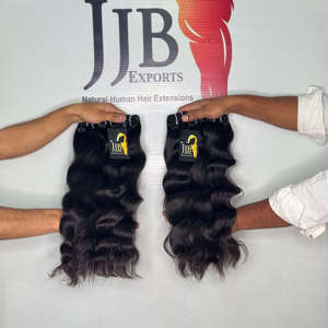 ผมมนุษย์อินเดียแท้แบบมิงค์ยังไม่ผ่านกระบวนการ  แบบเป็นมัด  ลอนคลื่นแบบ Bodywave พร้อม Closure และ Frontal สำหรับผู้หญิง - Product Image 2