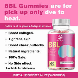 Gummies BBL à Marque Privée pour la Beauté des Fesses, Complément Alimentaire Féminin pour l'Amélioration des Hanches et des Fesses, Raffermissement, Plus Grand, Compléments Naturels à Base de Plantes - Product Image 6