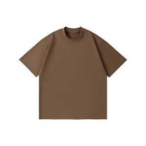 T-shirt décontracté pour homme BAPEES, coupe régulière, col rond, motif imprimé par transfert thermique, 100 % coton, tissu tricoté respirant, vente en gros - Product Image 5