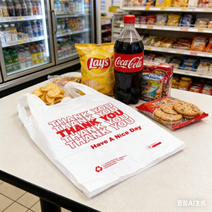 Bolsas de Plástico HDPE Gruesas y Resistentes con Asa Larga para Uso Diario en el Hogar y Artículos Pesados - Product Image 1
