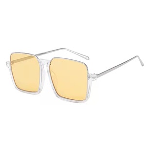 2025 Unisex <span class=keywords><strong>Retro</strong></span> medio marco anteojos diseño cuadrado Anti-Luz Azul gafas de ordenador gafas de gran tamaño hombres mujeres - Product Image 6