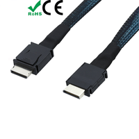 Kabel Oculink 4i SFF-8611 PCIe Gen3 0.3M untuk server komputer