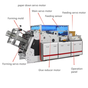 Fully Automatic Take Away Fast Food Container Maker Cake Burger Box Forming <strong>Machine</strong> Disposable Paper Lunch Box <strong>Making</strong> <strong>Machine</strong> - Product Image 2