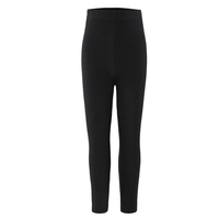 Leggings de danse en nylon noir pour filles, pantalons de gymnastique fins