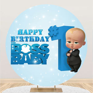 Décoration d'Anniversaire Thème Baby Boss Housse de Fond d'Arche de Mariage - Product Image 1