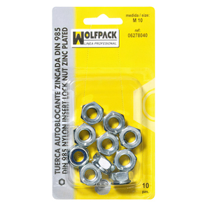 Dado autobloccante DIN985 M06 (40 pezzi) - Product Image 1