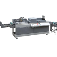 Máquina de serigrafía automática neumática de un solo Color a precio de fábrica para logotipo de etiqueta de cinta textil