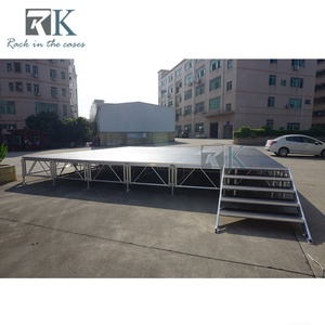 Scène de concert extérieure en aluminium avec plateforme en bois détachable 4ft*8ft en promotion - Product Image 4