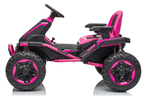 سيارة أطفال كهربائية جديدة قوية 36 فولت بمحركين 300 واط مع مقعد قابل للتعديل للأطفال من 2 إلى 4 سنوات، مصنوعة من البلاستيك مع إضاءة وسرعة تتراوح بين 5-7 كم/ساعة - Product Image 3