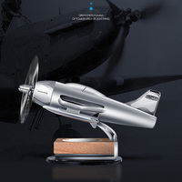 Diffuseur de parfum solaire automatique rotatif pour voiture, design moderne, en forme d'avion, pour aromathérapie