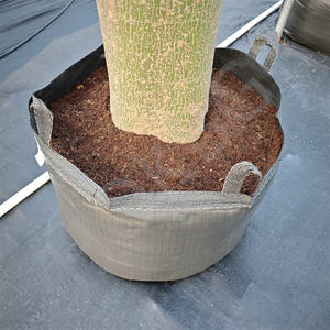 HOKBG Anti-UV duradero 125 <span class=keywords><strong>litros</strong></span> PP tejido <span class=keywords><strong>de</strong></span> plástico grande plantación <span class=keywords><strong>de</strong></span> árboles tejido transpirable bolsas <span class=keywords><strong>de</strong></span> cultivo con asas <span class=keywords><strong>de</strong></span> eslingas - Product Image 1