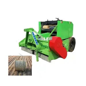 hay grass straw silage alfalfa hay baler compress baling machine